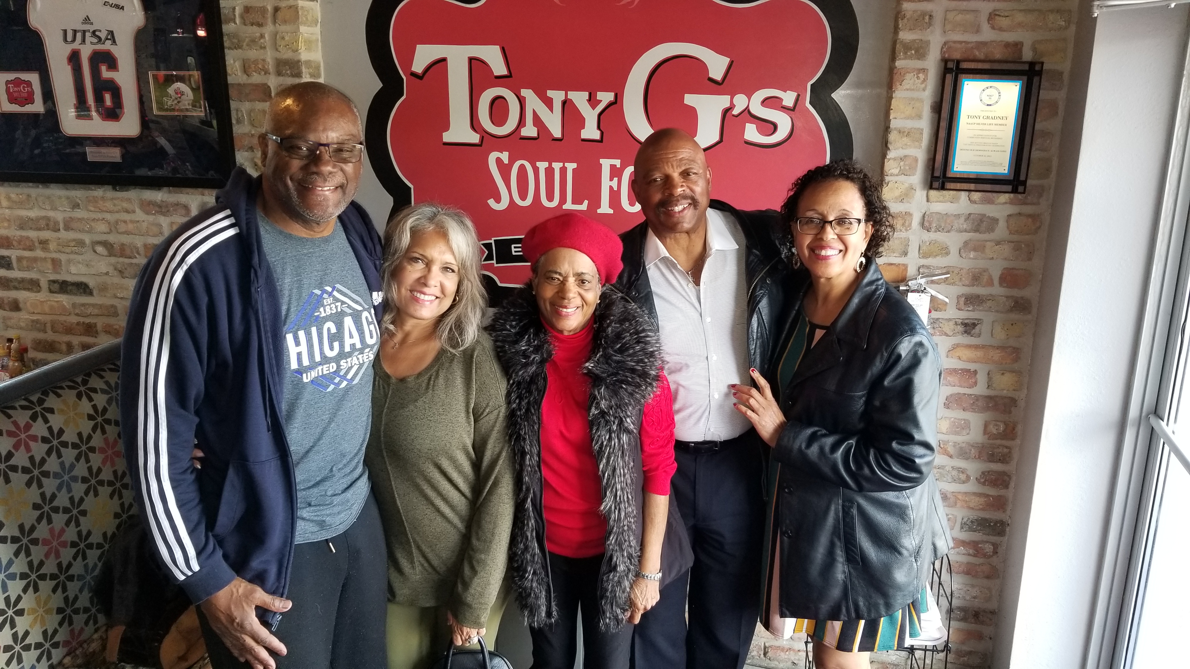 Trip with Ricky and Sweetie to San Antonio lunch at Tony G's